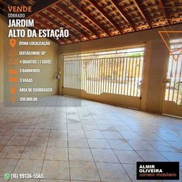 Título do anúncio: MX-Sobrado - Jd. Alto da Estação - 4 Dormitórios sendo 1 suíte - 3 Vagas - Sertãozinho/SP