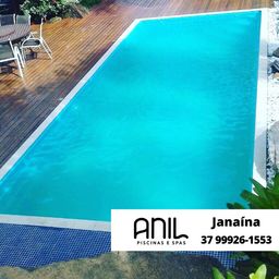 Título do anúncio: JA - Piscina 8 metros retangular - Fábrica anil piscinas 