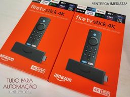 Título do anúncio: Fire TV Stick 4K. Padrão Brasileiro. Botões Netflix, Disney,.. Entrega Imediata