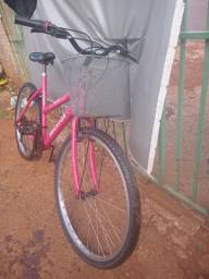 Título do anúncio: Vende se bicicleta rosa