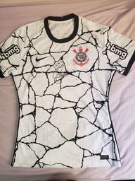 Título do anúncio: Camisa Corinthians Original Nova- autografada por Milene Domingues 