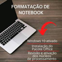 Título do anúncio: Formatação de Notebooks - pacote office bônus