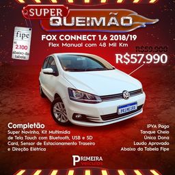 Título do anúncio: Fox Connect 1.6 Manual 2018/19 Única Dona Só de Brasília com Apenas 48 mil Km Rodados