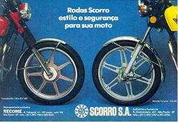Título do anúncio: Par de rodas da marca SCORRO para Honda Turuna (1979 a 1986)