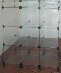 Título do anúncio: Balcão de vidro modular 1,00x1,10x0,30