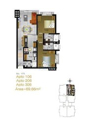 Título do anúncio: Apartamento com 2 dormitórios à venda, 70 m² por R$ 1.100.000,00 - Bavária - Gramado/RS