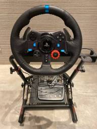 Título do anúncio: Volante G29 + cockpit extreme racing