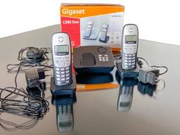 Título do anúncio: Telefone sem fio Gigaset Siemens C385 Duo - Kit