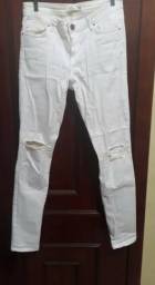 Título do anúncio: Calça jeans branca feminina *apenas venda