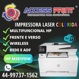 Título do anúncio: impressora Multifuncional colorida hp laserjet pro m281fdw 1 ano de garantia