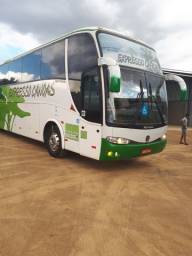 Título do anúncio: Ônibus Marcopolo 1350 iscania 124 executivo 50 lugares Troco por ônibus Ld 