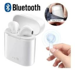 Título do anúncio: Fone Ouvido Bluetooth 5.0 Par I7s Tws Sem Fio Case Base<br><br>Barato novo Marília Sp