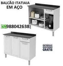 Título do anúncio: Balcão Itatiaia em Aço Novo com Entrega e Montagem Gratis Apenas 549,00