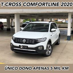 Título do anúncio: Vw T-Cross Comfortline 200 Tsi - Automática - 2020 - Apenas 5 Mil km