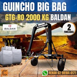 Título do anúncio: Guincho Agrícola 2000 kg Big Bag Baldan