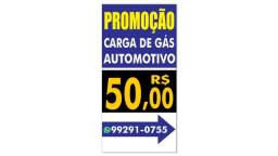 Título do anúncio: Carga de gás automotivo 50 reais 