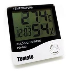 Título do anúncio: Relógio higrômetro marca umidade do ar e temperatura