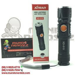 Título do anúncio: Mini Lanterna Led Tática USB Xtrad XD-515 em São Luís MA