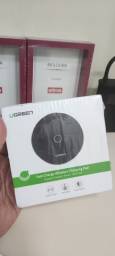 Título do anúncio: Carregador wireless QI charger Ugreen 10W novo na caixa