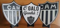 Título do anúncio: Escudos Retrô e estilizados do Galo, Clube? Atlético Mineiro .