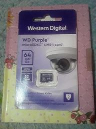 Título do anúncio: Vendo cartão de memória wd purple 64gb para cftv