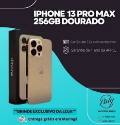Título do anúncio: iPhone 13 Pro Max 256gb Gold(Novos Lacrados)
