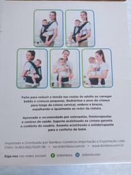 Título do anúncio: Canguru 5 em 1 Ergonômico, Preto, Ibimboo - R$140