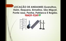 Título do anúncio: Locação de andaimes Zona Leste, Guarulhos 