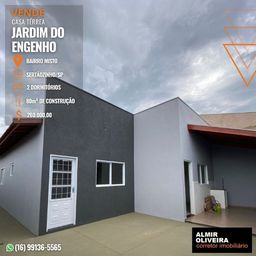 Título do anúncio: DG-Casa térrea - Jd. do Engenho - 2 Quartos - Sertãozinho/SP