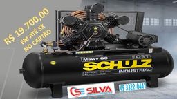 Título do anúncio: Compressor de ar 60 pés MSW Schulz 425 litros