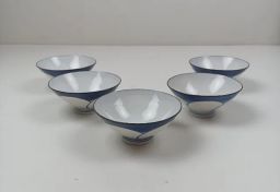 Jogo de Tigelas em Porcelana Azul Colonial 5 peças, Compre Online