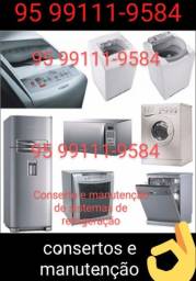 Título do anúncio: Conserto microondas, geladeira, freezer, máquina de lavar 
