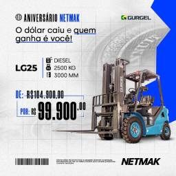 Título do anúncio: Empilhadeira Diesel LG 2.5 KG Torre 3.00M