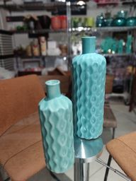 Título do anúncio: Dupla de Vasos Cerâmica cor verde-claro