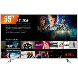 Título do anúncio: Smart TV Semp 55 Polegadas - 4K - (55K1US) Integrado Conversor Digital