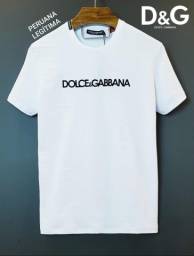 Título do anúncio: Camiseta Dulce Gabbana Malha Peruana Escrita Alto Relevo