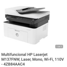 Título do anúncio: Multifuncional HP Laserjet monocromática (nova na embalagem)