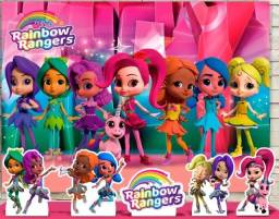 Título do anúncio: Kit Festa Infantil Rainbow Rangers Cenários