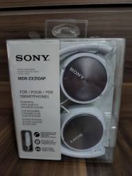 Título do anúncio: Fone de ouvido Sony MDR-ZX310AP -NOVO