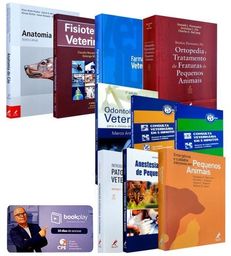 Título do anúncio: Kit livros de medicina veterinária 