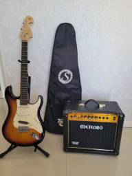 Título do anúncio: Guitarra Tagima Special Series e Cubo Meteoro 30W