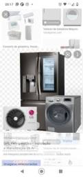 Título do anúncio: Conserto de Máquinas e geladeiras. Instalação e higienização de ar condicionados