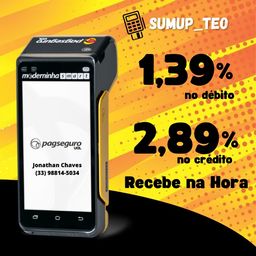 Título do anúncio: Maquina de Cartão - Menor Taxa Do Brasil