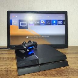 Playstation 4 Slim com 3 jogos grátis - Videogames - Menino Jesus