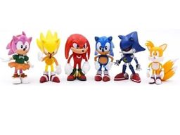 Sonic Boom NO BRASIL - Kit Sonic The Hedgehog com 6 peças (Personagens  Sonic, Knuckles, Super Sonic, Werehog, Shadow e Metal Sonic)