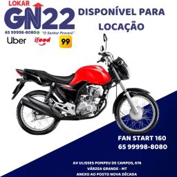 Aluguel moto barato pa - Serviços - Cristo Rei, Várzea Grande 1043932117