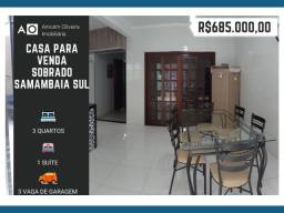 Título do anúncio: Casa Sobrado 3 quartos com 1 suíte e salão de festas - Samambaia Sul QR 122