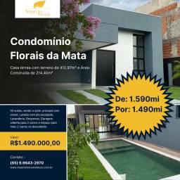 Título do anúncio: Casa Térrea condomínio Florais da Mata com 3 suítes