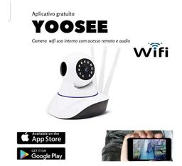 Título do anúncio: Camera Robo 3 Antenas Ip Wifi 360º 720p Sistema Yoosee