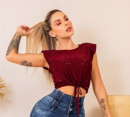 Título do anúncio: PitBull Jeans - Cropped muscle tee em laise